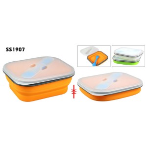 Foldable Silicon Lunchbox